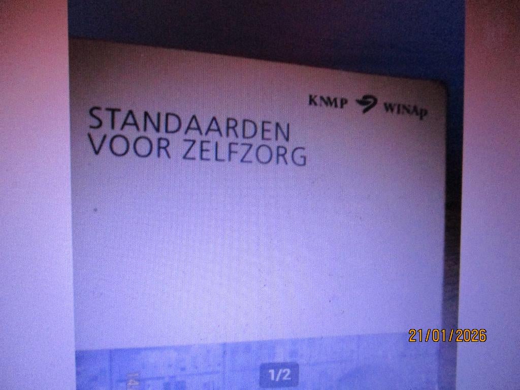 Standaarden voor Zelfzorg Auteur: LELIE 9789070605872 ##, Ophalen of Verzenden, Beta, Gelezen, HBO