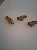 2 miniatuur zeehonden en dolfijn koper., Ophalen of Verzenden