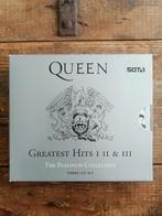 3CD box Queen - Greatest Hits I - II - III, Ophalen of Verzenden, Gebruikt, Poprock