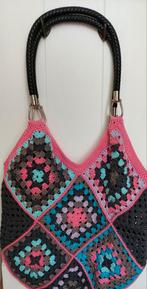 Granny square tas, Ophalen, Nieuw, Zwart