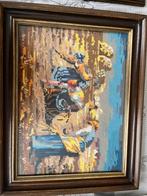 Aarrapen en Engel des Heere (geborduurd), Ophalen of Verzenden