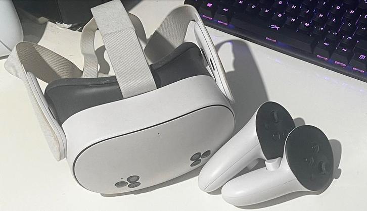 Meta Quest 3s - VR Headset, Spelcomputers en Games, Virtual Reality, Zo goed als nieuw, Pc, VR-bril, Ophalen