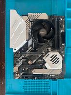 Asus Prime X570-Pro moederbord + AMD Ryzen 5 3600 Processor, Computers en Software, Moederborden, Ophalen of Verzenden, DDR4