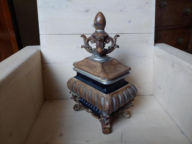 Sieradenkist met losse deksel / Stenen kist / Doosje, Antiek en Kunst, Curiosa en Brocante, Ophalen of Verzenden