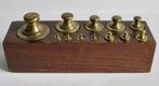 Compleet houten blok met 12 gewichtjes, Ophalen of Verzenden