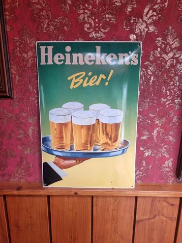 Heineken Emaille Reclamebord beschikbaar voor biedingen