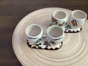 Vintage/antiek duo eierdopjes beschikbaar voor biedingen