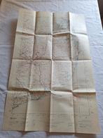 Oude landkaart Ceylon , gedrukt in 1943, Ophalen of Verzenden, Zo goed als nieuw, 1800 tot 2000, Landkaart