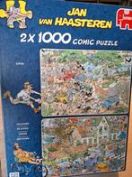 Jan van Haasteren Puzzel 2x1000 Safari & De Storm, Hobby en Vrije tijd, Denksport en Puzzels, Ophalen, 500 t/m 1500 stukjes, Zo goed als nieuw
