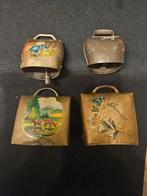 Antieke koeienbellen 4 stuks, Ophalen of Verzenden