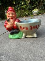 Oud Noors kerst plantenbakje met kabouter, Diversen, Ophalen of Verzenden, Gebruikt