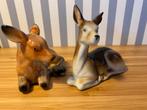 2 stenen reetjes/ beeldjes, Ophalen of Verzenden, Zo goed als nieuw, Beeldje of Figuurtje