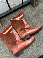 Vintage 70’s laarzen maat 36, Kleding | Dames, Schoenen, Ophalen of Verzenden, Zo goed als nieuw, Bruin, Hoge laarzen