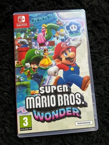 Nintendo switch game spel super Mario wonder  beschikbaar voor biedingen
