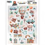 Yvonne Creations CD11903 Hello World elementen knipvel A4, Hobby en Vrije tijd, Kaarten | Zelf maken, ., Nieuw, Ophalen of Verzenden