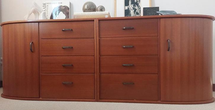 FORMULE midcentury retro vintage dressoir ca. 1950/60, Huis en Inrichting, Kasten | Dressoirs, Gebruikt, 200 cm of meer, 25 tot 50 cm