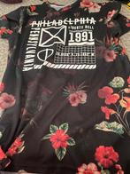 Tom Tailor Denim Shirt - Maat M - Bloemenprint, Ophalen of Verzenden, Zo goed als nieuw, Maat 48/50 (M), Zwart