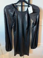 Zwarte feestelijke/ glamour jurk met glitter maat s nieuw, Ophalen of Verzenden, Zo goed als nieuw, Zwart, Boven de knie