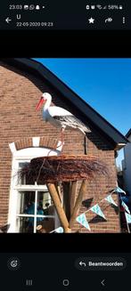 **Te huur. Mooie ooievaar te huur op nest van wilgentenen, Ophalen, Zo goed als nieuw