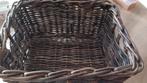 Rieten Fietsmand / Picknickmand - 35x30 cm, Huis en Inrichting, Woonaccessoires | Kisten, Ophalen of Verzenden, Nieuw