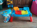 Megabloks speeltafel + tas met extra blokken, Ophalen, Zo goed als nieuw, Megabloks