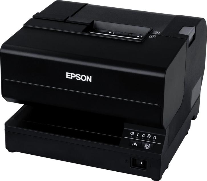 Epson TM-J7200, USB, Ethernet, cutter, ASF, black C31CF69301, Computers en Software, Printers, Zo goed als nieuw, Printer, Inkjetprinter