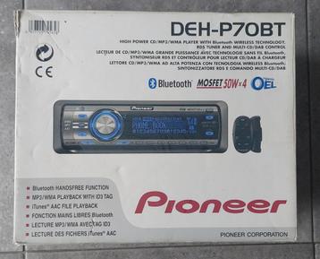 Pioneer DEH-P70BT Autoradio/ Bluetooth/ 4x50watt beschikbaar voor biedingen
