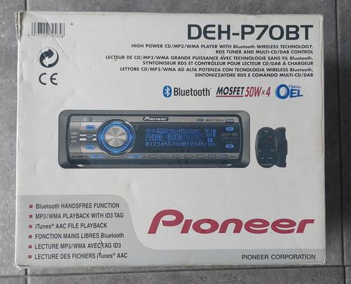 Pioneer DEH-P70BT Autoradio/ Bluetooth/ 4x50watt, Auto diversen, Autoradio's, Zo goed als nieuw, Ophalen of Verzenden