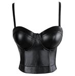 Zwart leren korset bh gothic steampunk punk leer push up, Kleding | Dames, Verzenden, Zwart, Body of Korset