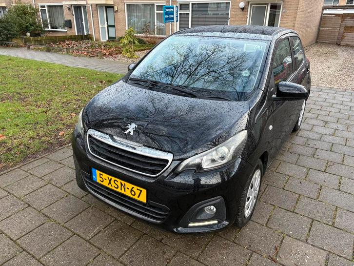 Peugeot 108 E-vti 2014 zwart airco, Auto's, Peugeot, Particulier, Benzine, A, Hatchback, Handgeschakeld, Origineel Nederlands