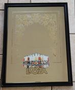 looza vruchtendrank cocktail spiegel reclamebord bar mancav, Ophalen of Verzenden, Zo goed als nieuw, Reclamebord