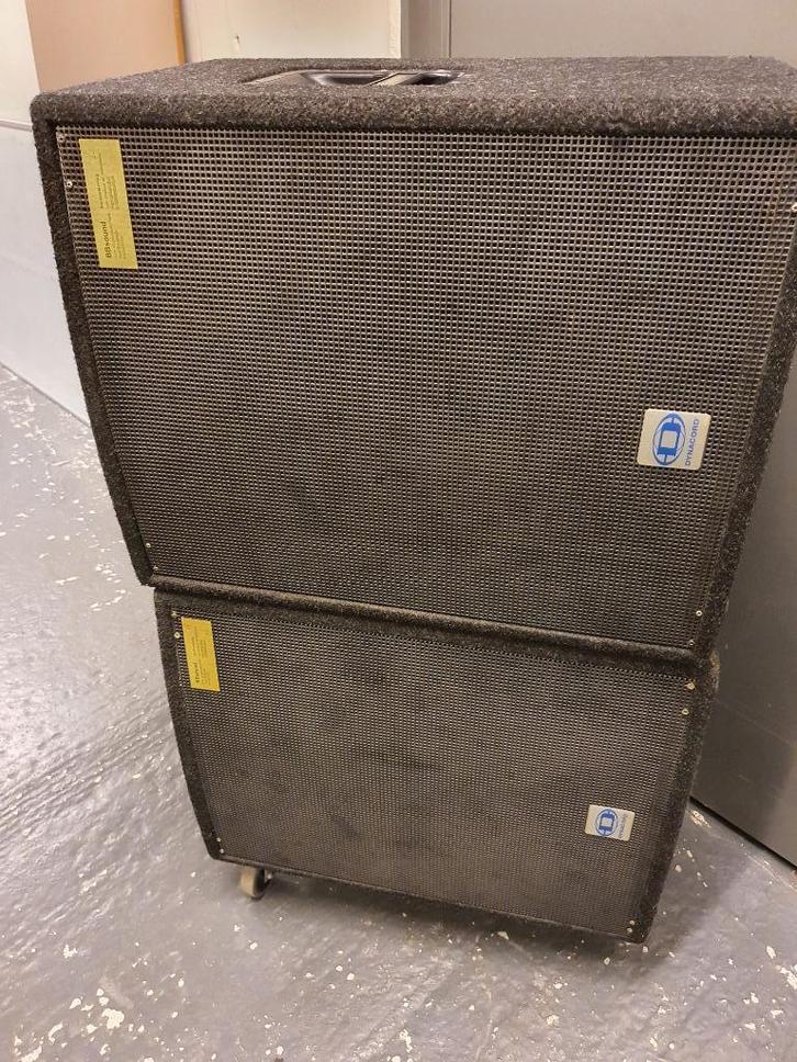 Dynacord speakers A152, Muziek en Instrumenten, Versterkers | Keyboard, Monitor en PA, Gebruikt, Overige typen, Minder dan 500 watt