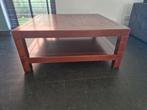Massief Kersenhouten Salontafel - 100x100x43cm, Huis en Inrichting, Tafels | Salontafels, Gebruikt, Vierkant, Ophalen of Verzenden