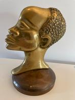 Art Deco bronzen borstbeeld | Hagenauer Werkstätte | 1930’s, Antiek en Kunst, Ophalen of Verzenden, Brons