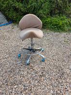 Merk Edwards tabouret, Ophalen, Gebruikt, Wit