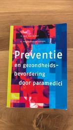 Preventie en gezondsheidsbevordering door paramedici, Ophalen of Verzenden, Zo goed als nieuw