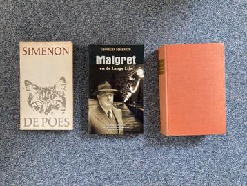 3 boeken van Georges Simenon beschikbaar voor biedingen