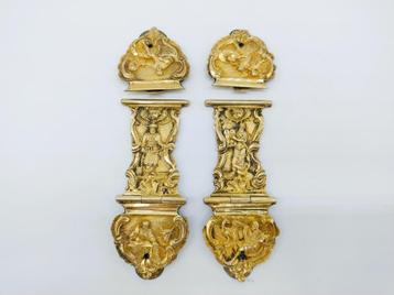 Vergulde zilveren bijbelsloten, Amsterdam, 1775 beschikbaar voor biedingen