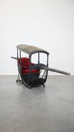 Unieke full size draagstoel/ draagkoets uit eind 19e eeuw, Antiek en Kunst, Antiek | Meubels | Stoelen en Banken, Ophalen