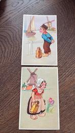 Boertje,boerinnetje,molen,melkkannen,tulpen,zeilboot, Ophalen of Verzenden, Ongelopen, Kinderen