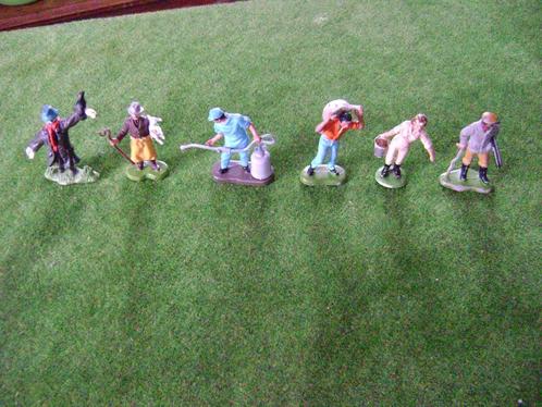 Set Britains boeren Set Britains boeren familie, Hobby en Vrije tijd, Modelauto's | 1:32, Zo goed als nieuw, Tractor of Landbouw