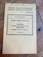 WOII Amerikaans Combined Ops Signals Radio 1943 voorschrift, Amerika, Verzenden