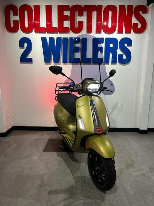 Vespa Sprint Elettrica 05-2025 Verde Ambizioso Matt DEMO, Fietsen en Brommers, Scooters | Vespa, Zo goed als nieuw, Vespa S, Maximaal 45 km/u