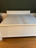 Hemnes bed inclusief elektrische lattenbodems, Huis en Inrichting, Slaapkamer | Bedden, Ophalen, Wit, Tweepersoons, Landelijk