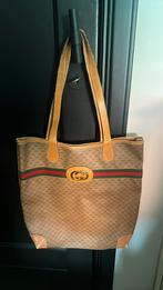 GUCCI Micro GG Supreme Web Sherry Line Tote Beige, Sieraden, Tassen en Uiterlijk, Tassen | Reistassen en Weekendtassen, Ophalen of Verzenden