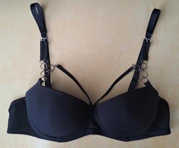 bh Marlies Dekkers 75B / 75 B zwart met metalen accenten beschikbaar voor biedingen