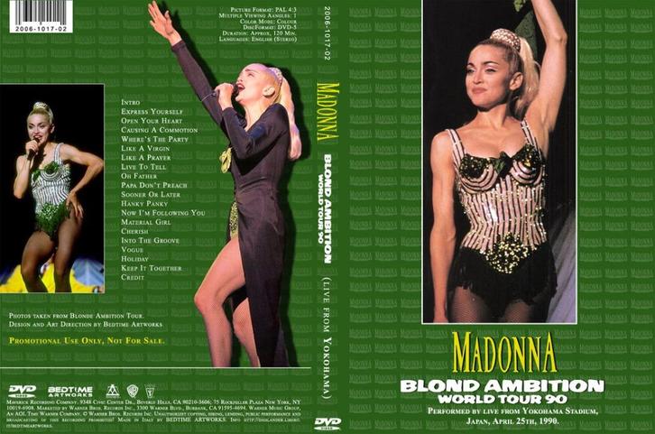 Madonna Blond Ambition world tour Yokohama, Japan1990, Cd's en Dvd's, Dvd's | Muziek en Concerten, Nieuw in verpakking, Muziek en Concerten