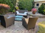 tuinset, bestaande uit bank, stoelen, tafel, Ophalen, 5 zitplaatsen, Loungeset, Wicker