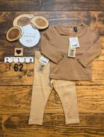 Baby girl wibra setje bruin shirtje, beige broekje maat 62, Ophalen of Verzenden, Nieuw, Meisje, Setje