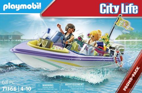 Playmobil City Life 71366 “Honeymoon Speedboat Trip" Nieuw, Kinderen en Baby's, Speelgoed | Playmobil, Nieuw, Complete set, Ophalen of Verzenden